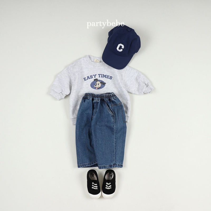 Party Kids - Korean Baby Fashion - #onlinebabyboutique - Puppy Sweatshirt - 10