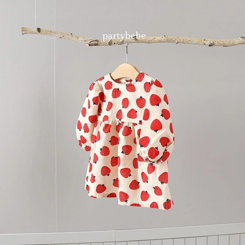 Party Kids - Korean Baby Fashion - #onlinebabyboutique - Vintage Berry One-piece - 2