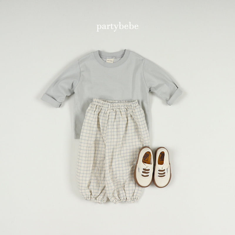 Party Kids - Korean Baby Fashion - #onlinebabyboutique - Check Check Sausage Pants - 10