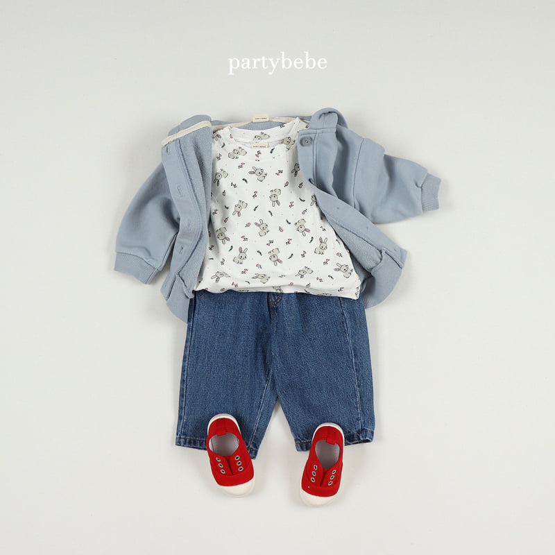 Party Kids - Korean Baby Fashion - #smilingbaby - Vanilla Hooded Jumper - 12