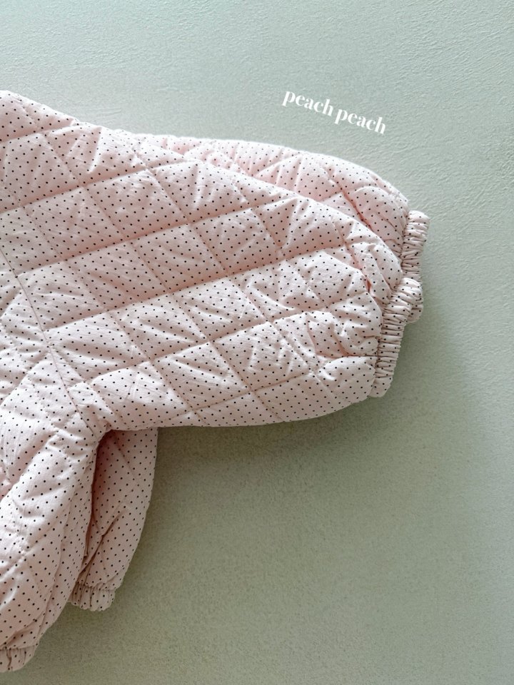 Peach Peach - Korean Baby Fashion - #babyboutiqueclothing - Soda Quilted Jumper - 8