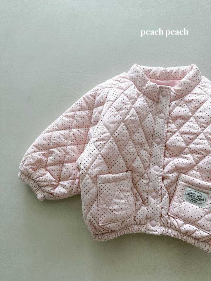 Peach Peach - Korean Baby Fashion - #babyclothing - Soda Quilted Jumper - 9