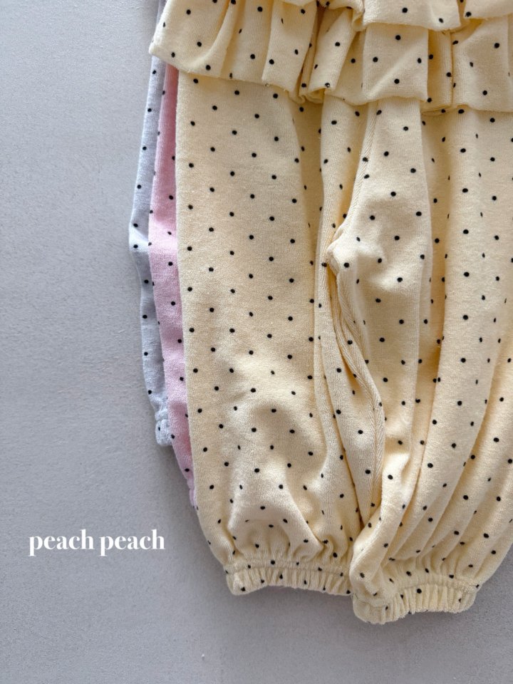 Peach Peach - Korean Baby Fashion - #babyclothing - Bonbon Frill Pants - 7