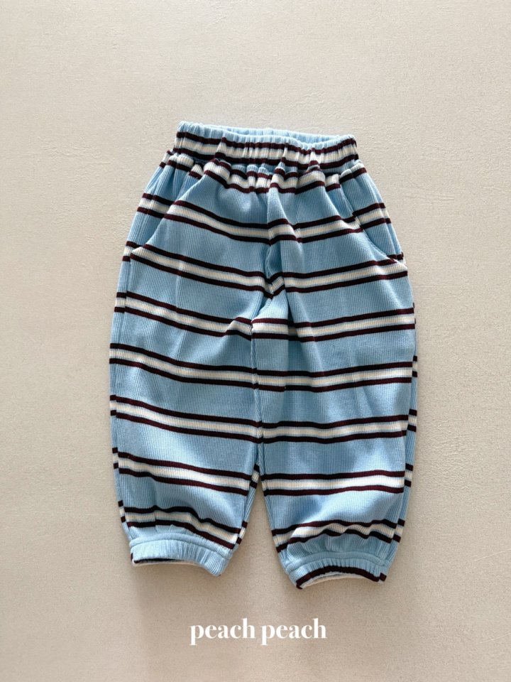 Peach Peach - Korean Baby Fashion - #babyclothing - Chocolate Latte Jogger Pants - 6