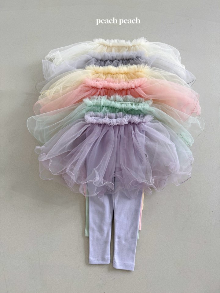 Peach Peach - Korean Baby Fashion - #babyclothing - Darling Tutu Leggings - 3