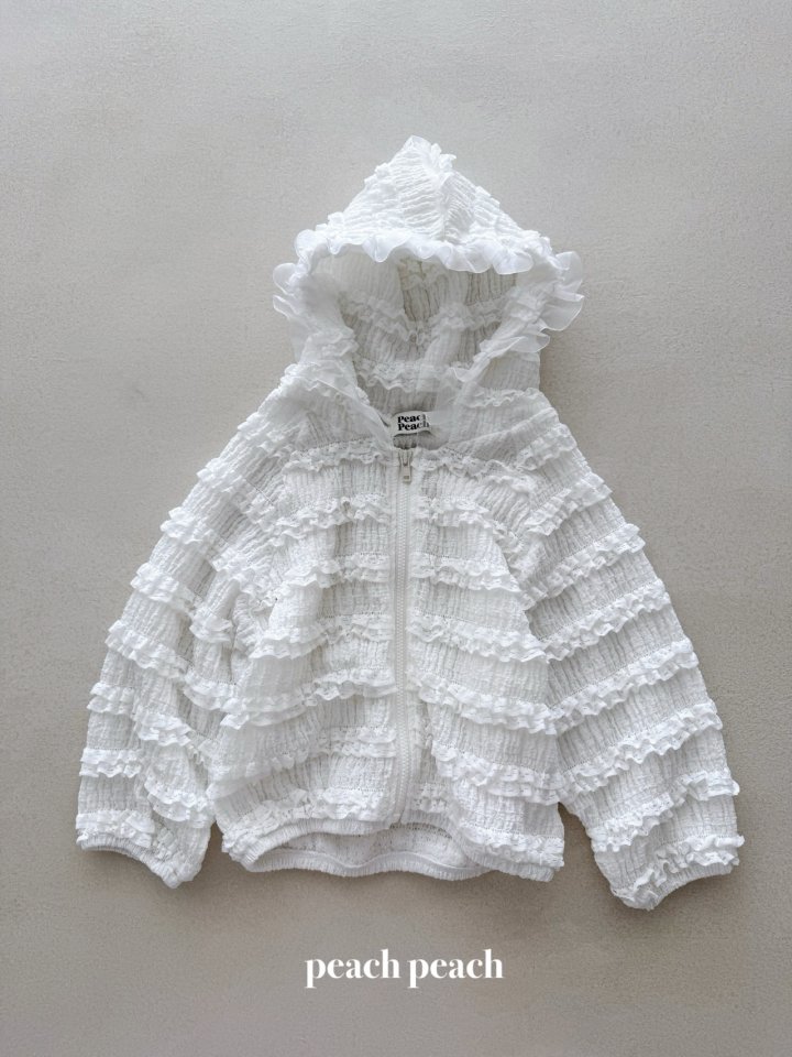 Peach Peach - Korean Baby Fashion - #babyfashion - Mimi Lace Zip-Up - 8