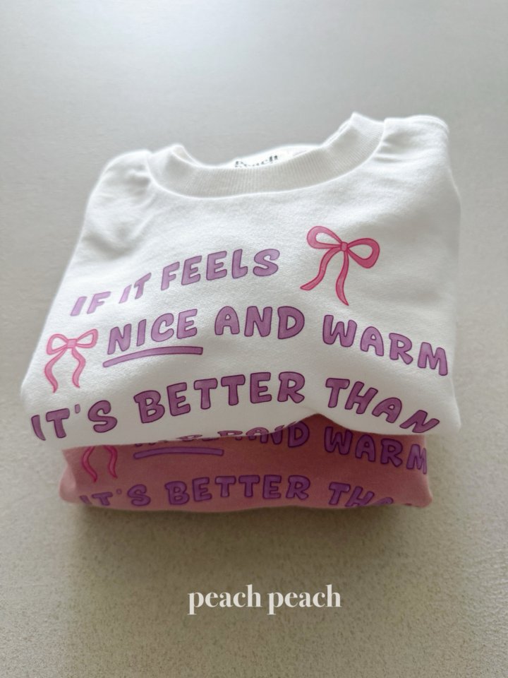 Peach Peach - Korean Baby Fashion - #babyclothing - Nana Sweatshirt - 4