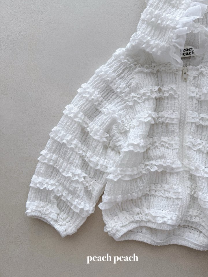 Peach Peach - Korean Baby Fashion - #babyfever - Mimi Lace Zip-Up - 9