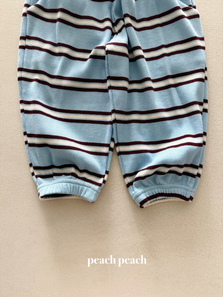 Peach Peach - Korean Baby Fashion - #babyfever - Chocolate Latte Jogger Pants - 8