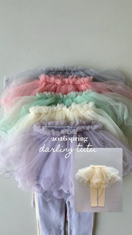 Peach Peach - Korean Baby Fashion - #babyfever - Darling Tutu Leggings - 5