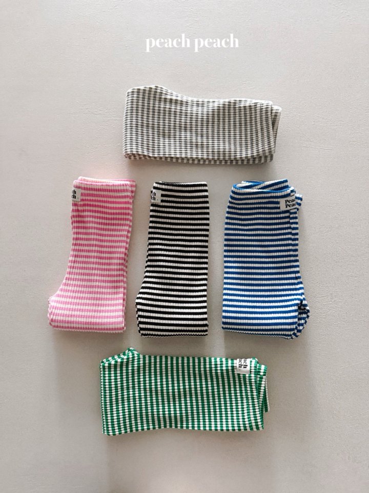 Peach Peach - Korean Baby Fashion - #babyfever - Soboro Leggings - 3