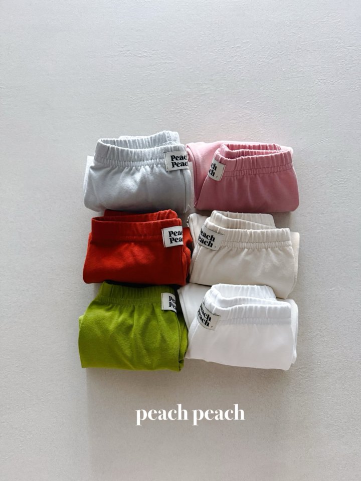 Peach Peach - Korean Baby Fashion - #babyfever - Pom Pom Leggings - 2