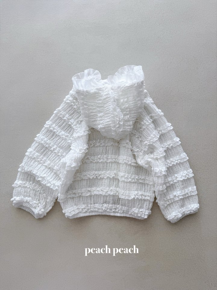 Peach Peach - Korean Baby Fashion - #babygirlfashion - Mimi Lace Zip-Up - 10