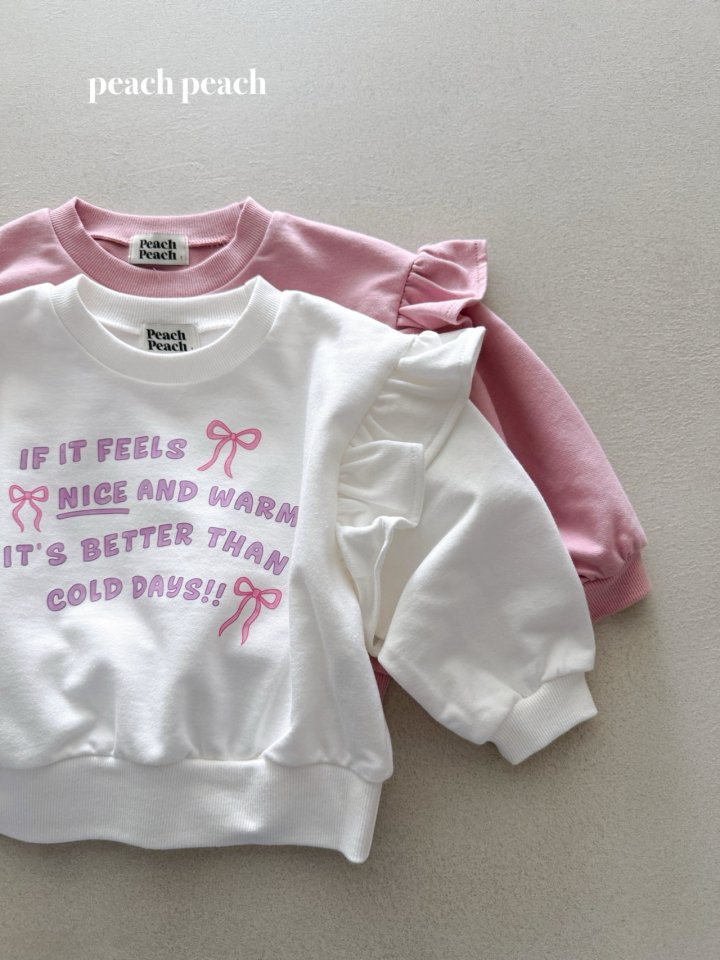 Peach Peach - Korean Baby Fashion - #babygirlfashion - Nana Sweatshirt - 6