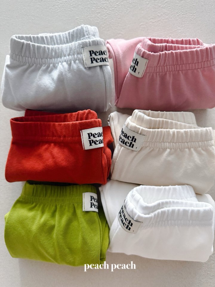 Peach Peach - Korean Baby Fashion - #babygirlfashion - Pom Pom Leggings - 3