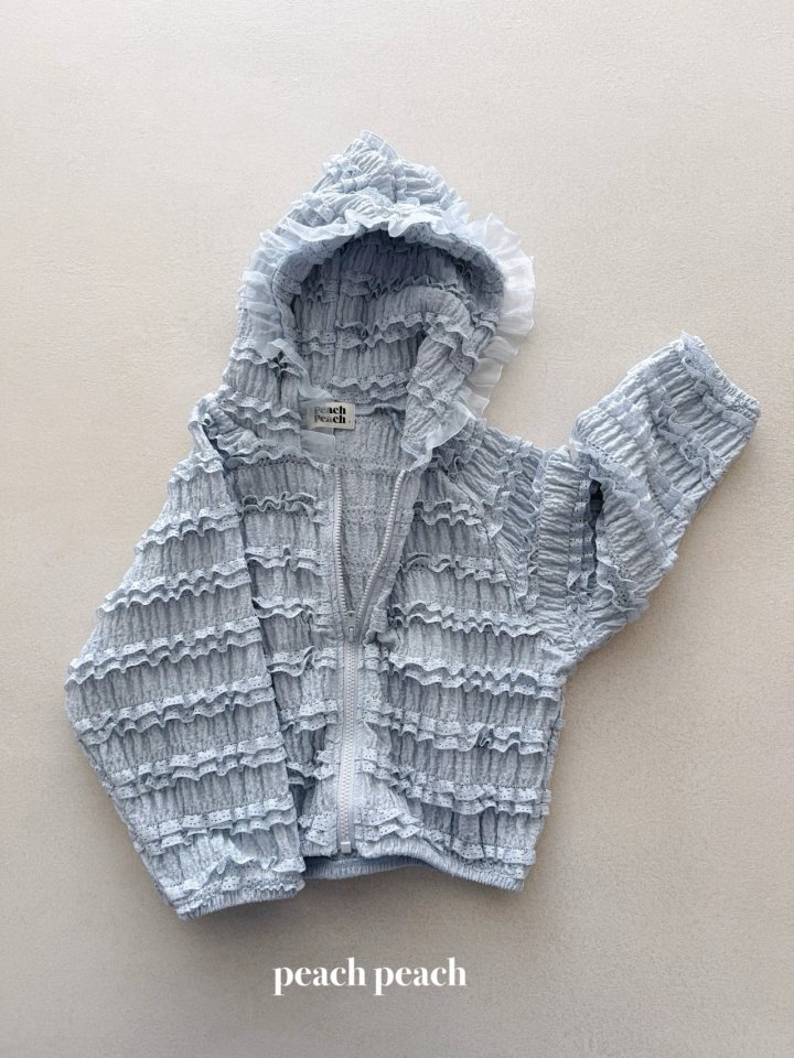 Peach Peach - Korean Baby Fashion - #babylifestyle - Mimi Lace Zip-Up - 11