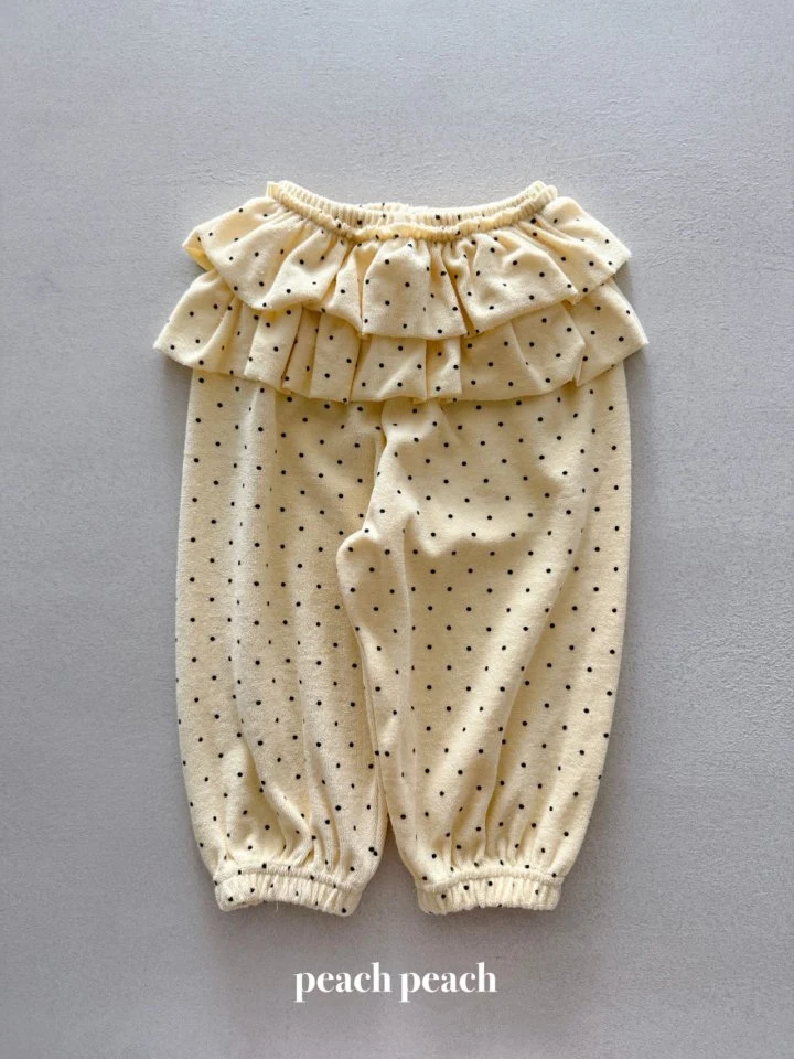 Peach Peach - Korean Baby Fashion - #babylifestyle - Bonbon Frill Pants - 11