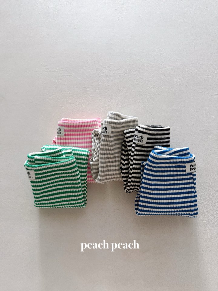 Peach Peach - Korean Baby Fashion - #babylifestyle - Soboro Leggings - 5