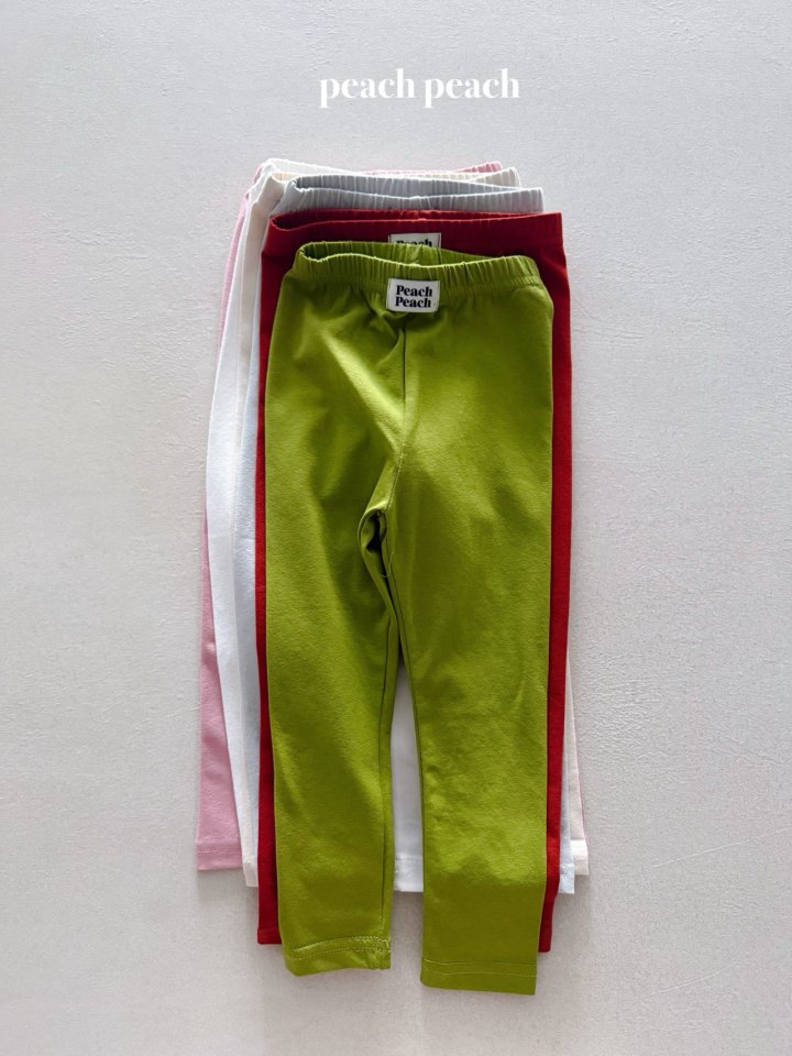 Peach Peach - Korean Baby Fashion - #babyoninstagram - Pom Pom Leggings - 5