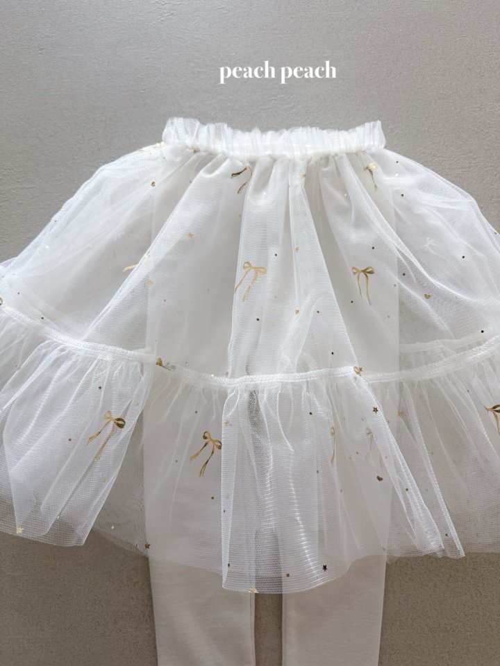 Peach Peach - Korean Baby Fashion - #babyootd - Sherbet Tutu Leggings - 10