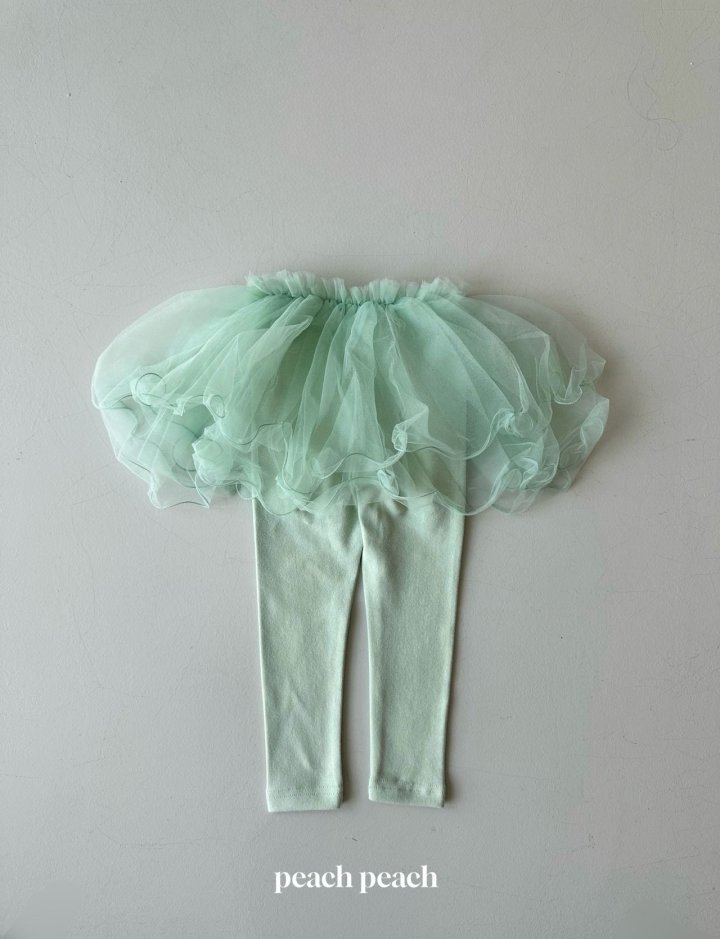Peach Peach - Korean Baby Fashion - #babyootd - Darling Tutu Leggings - 9
