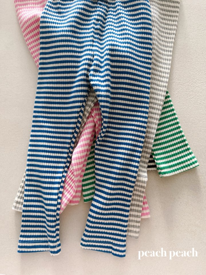 Peach Peach - Korean Baby Fashion - #babyootd - Soboro Leggings - 7