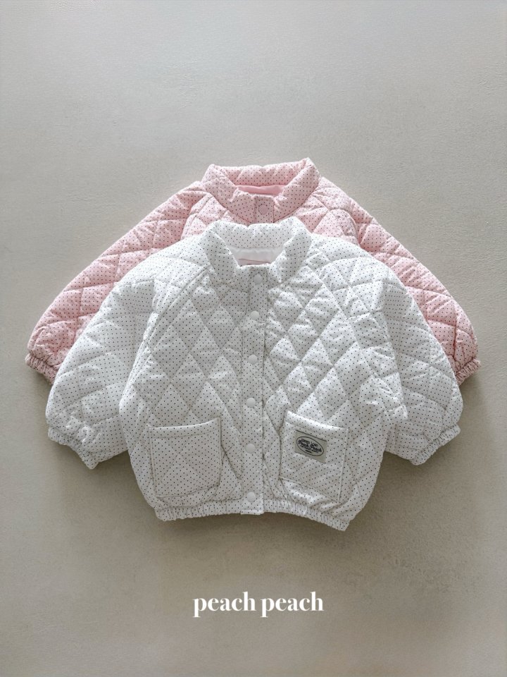 Peach Peach - Korean Baby Fashion - #babyoutfit - Soda Quilted Jumper