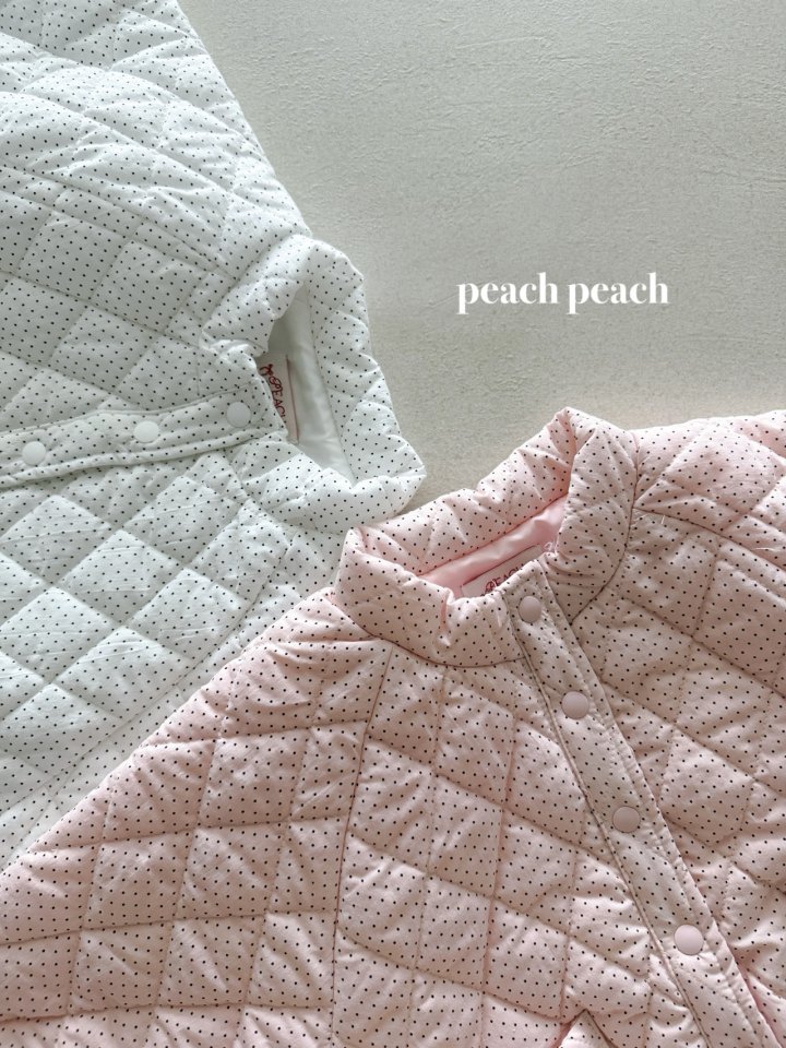 Peach Peach - Korean Baby Fashion - #babyoutfit - Soda Quilted Jumper - 2