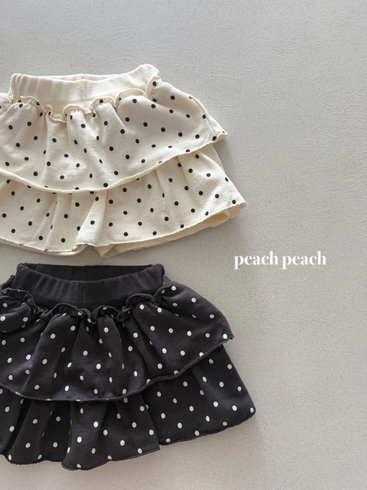 Peach Peach - Korean Baby Fashion - #babyoutfit - Coco Dot Skort - 3