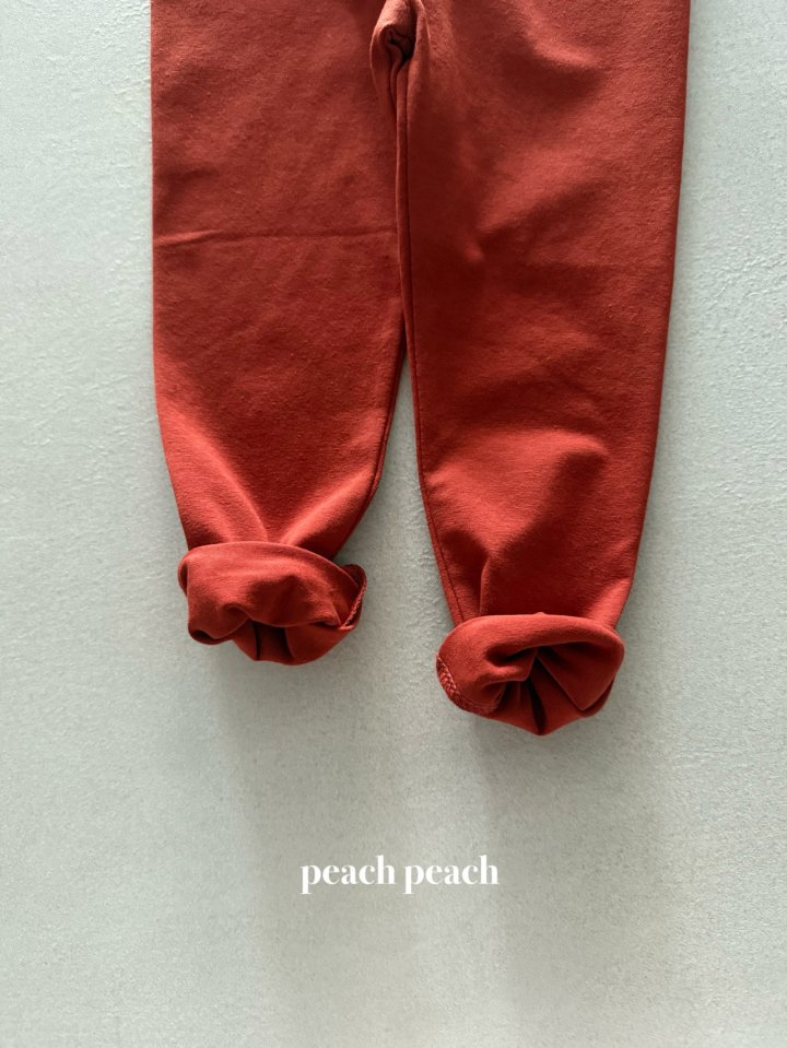 Peach Peach - Korean Baby Fashion - #babyoutfit - Pom Pom Leggings - 8