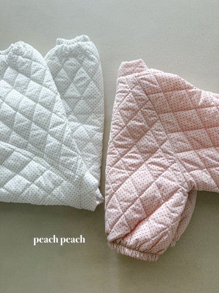 Peach Peach - Korean Baby Fashion - #babywear - Soda Quilted Jumper - 3