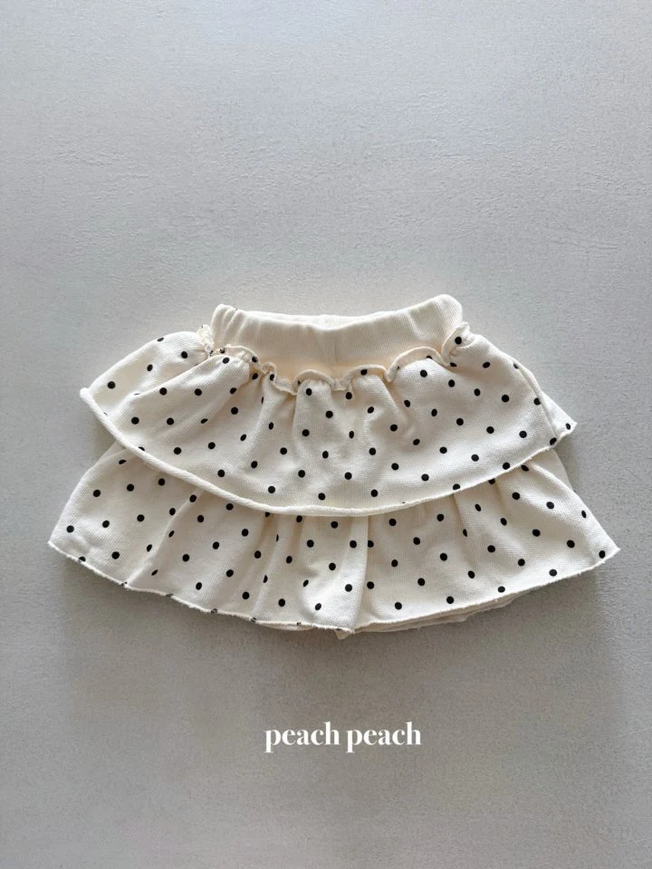 Peach Peach - Korean Baby Fashion - #babyoutfit - Coco Dot Skort - 4