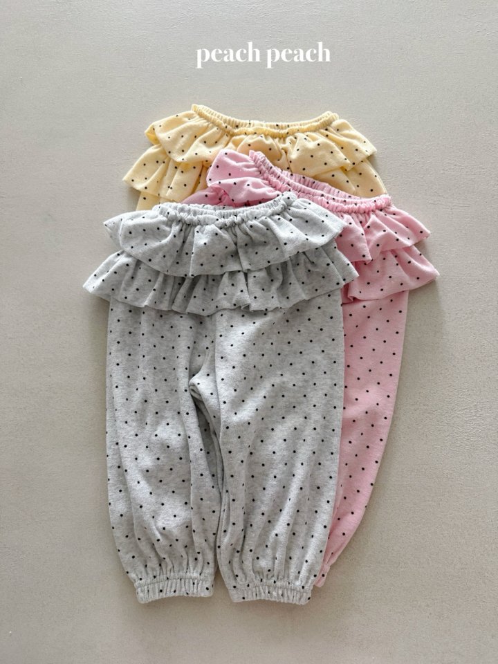 Peach Peach - Korean Baby Fashion - #babywear - Bonbon Frill Pants