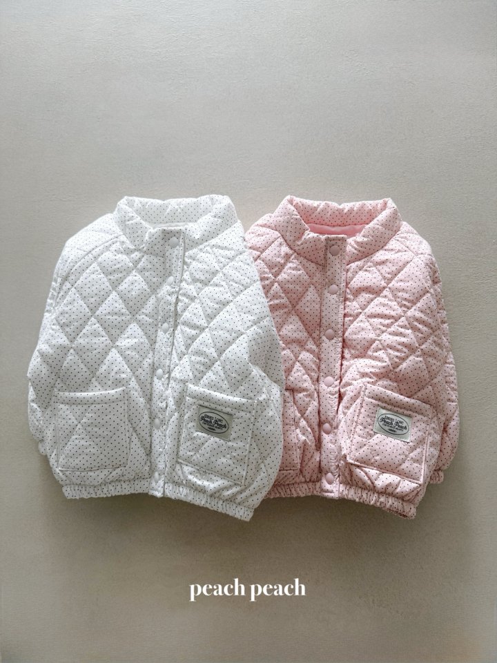 Peach Peach - Korean Baby Fashion - #babywear - Soda Quilted Jumper - 4
