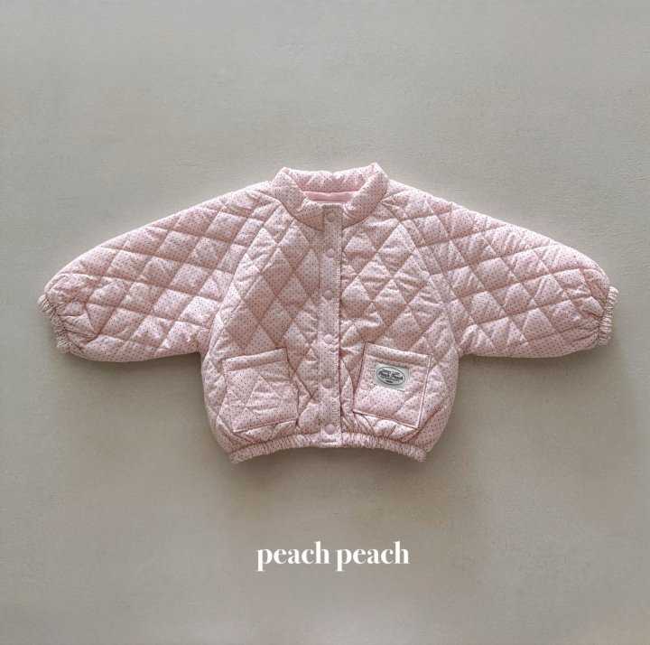 Peach Peach - Korean Baby Fashion - #onlinebabyshop - Soda Quilted Jumper - 5