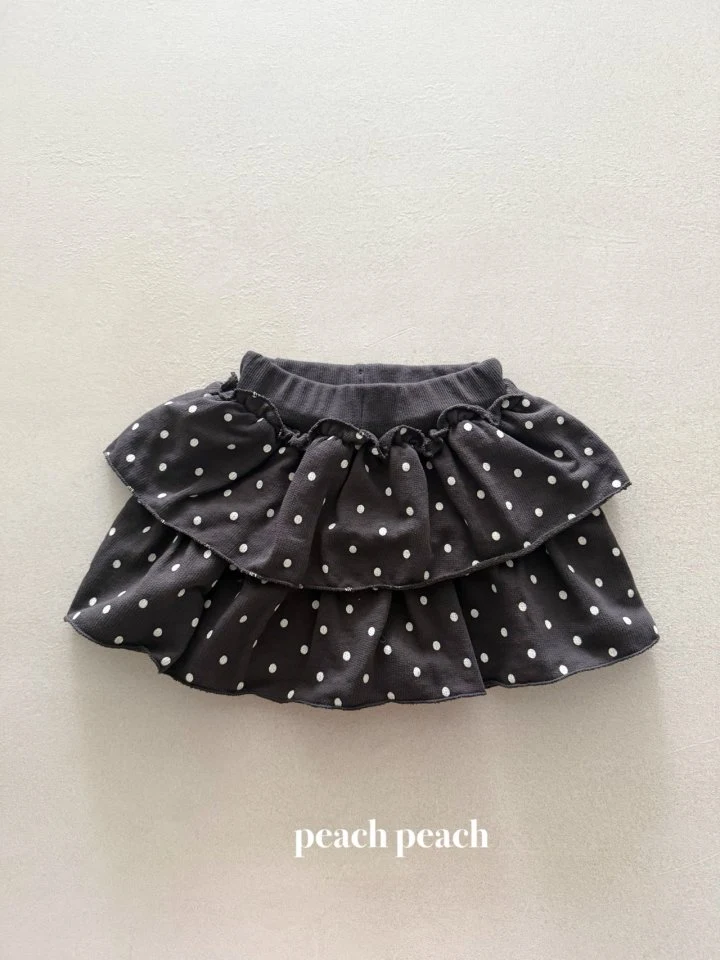 Peach Peach - Korean Baby Fashion - #onlinebabyshop - Coco Dot Skort - 6