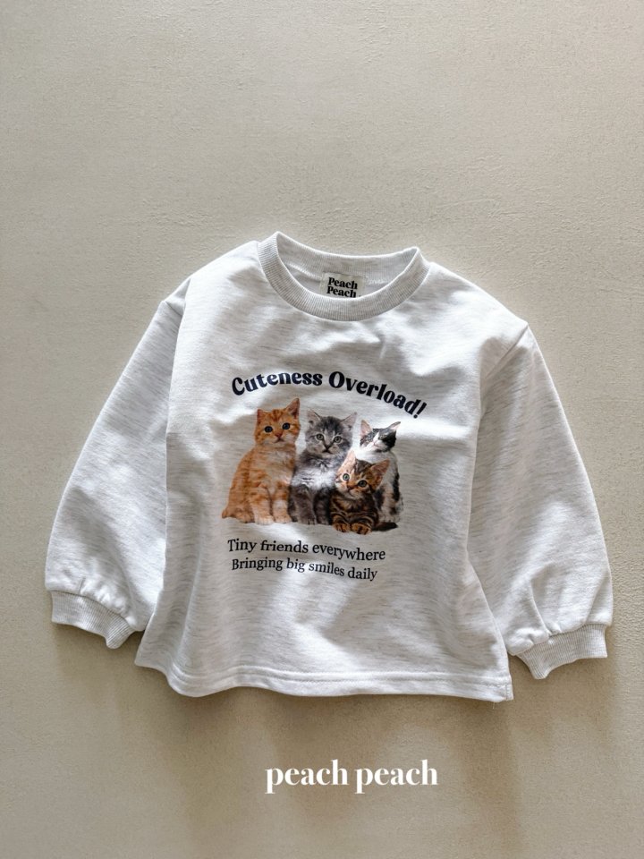 Peach Peach - Korean Women Fashion - #momslook - Kitty Tee (with Mom) - 11