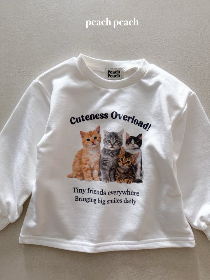 Peach Peach - Korean Women Fashion - #momslook - Kitty Tee (with Mom) - 9