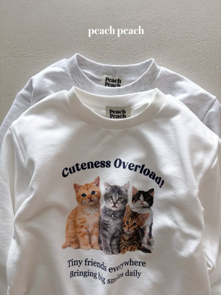 Peach Peach - Korean Women Fashion - #shopsmall - Kitty Tee (with Mom) - 6