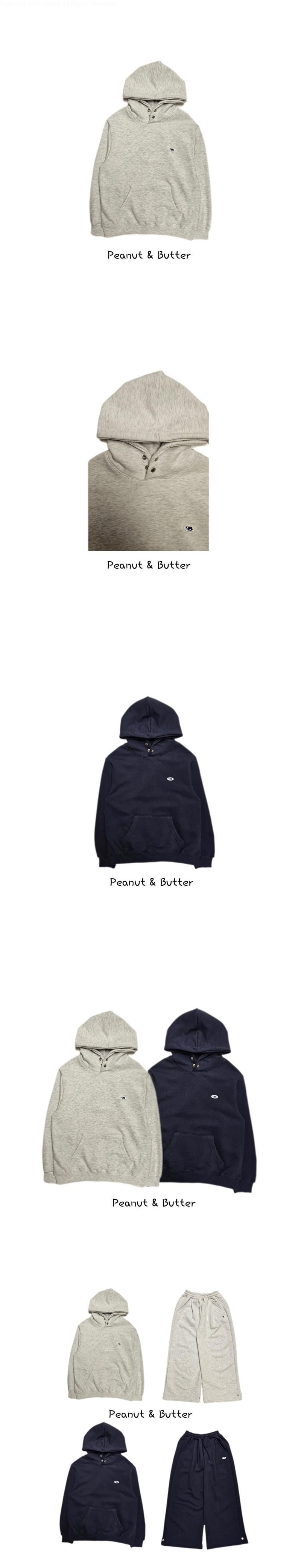 Peanut & Butter - Korean Children Fashion - #designkidswear - Snap Hoodie