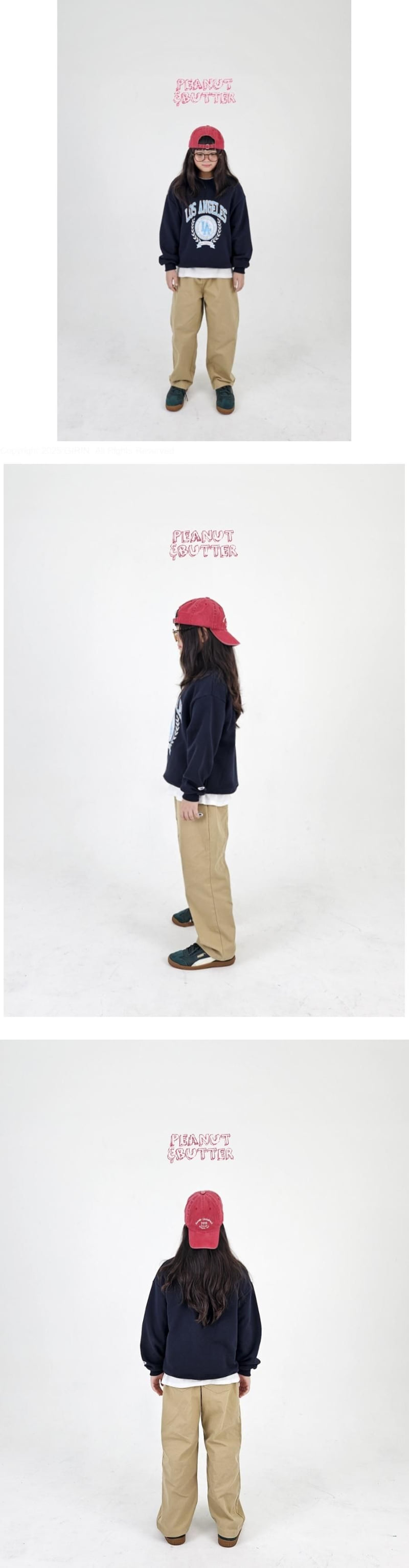 Peanut & Butter - Korean Children Fashion - #kidzfashiontrend - LA Sweatshirt