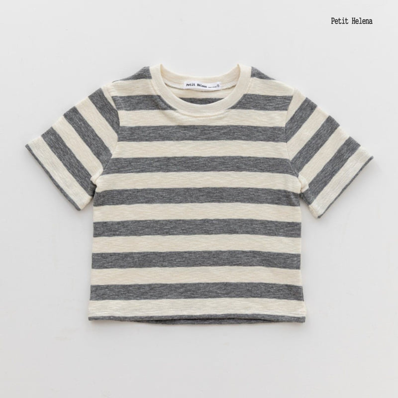 Petit Helena - Korean Children Fashion - #Kfashion4kids - Bias Stripe Tee - 5