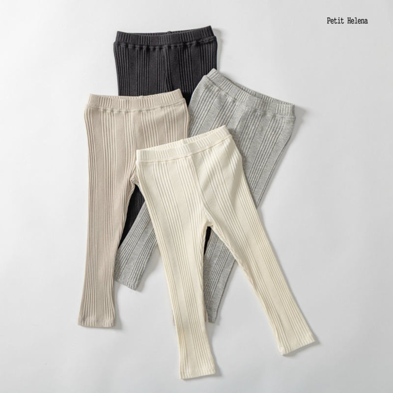 Petit Helena - Korean Children Fashion - #stylishchildhood - Maren Ribbed Leggings - 4