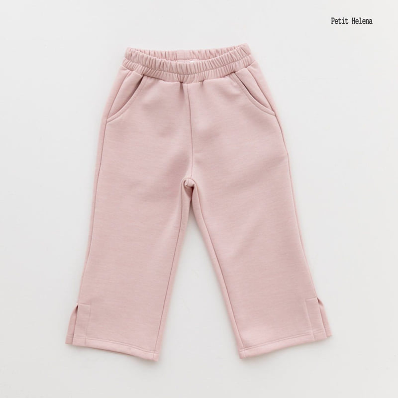 Petit Helena - Korean Children Fashion - #designkidswear - Slit Wide Pants - 4