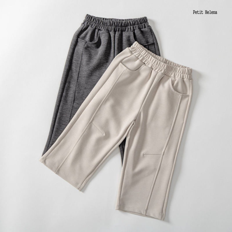 Petit Helena - Korean Children Fashion - #fashionkids - Seam Wide Pants - 6
