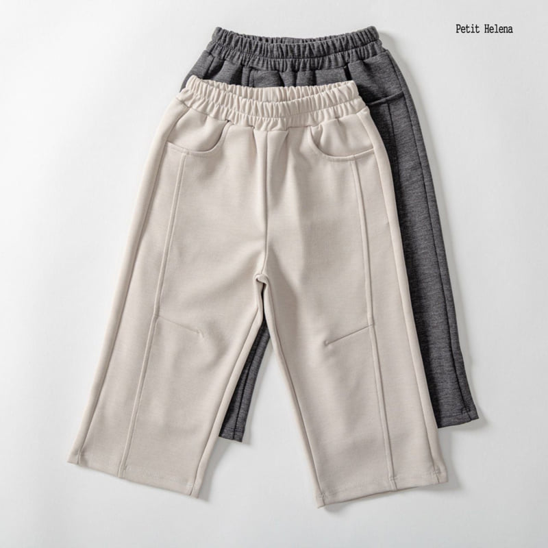 Petit Helena - Korean Children Fashion - #kidsshorts - Seam Wide Pants - 7