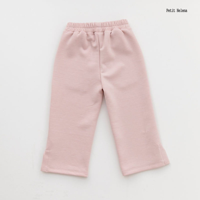 Petit Helena - Korean Children Fashion - #kidsshorts - Slit Wide Pants - 6