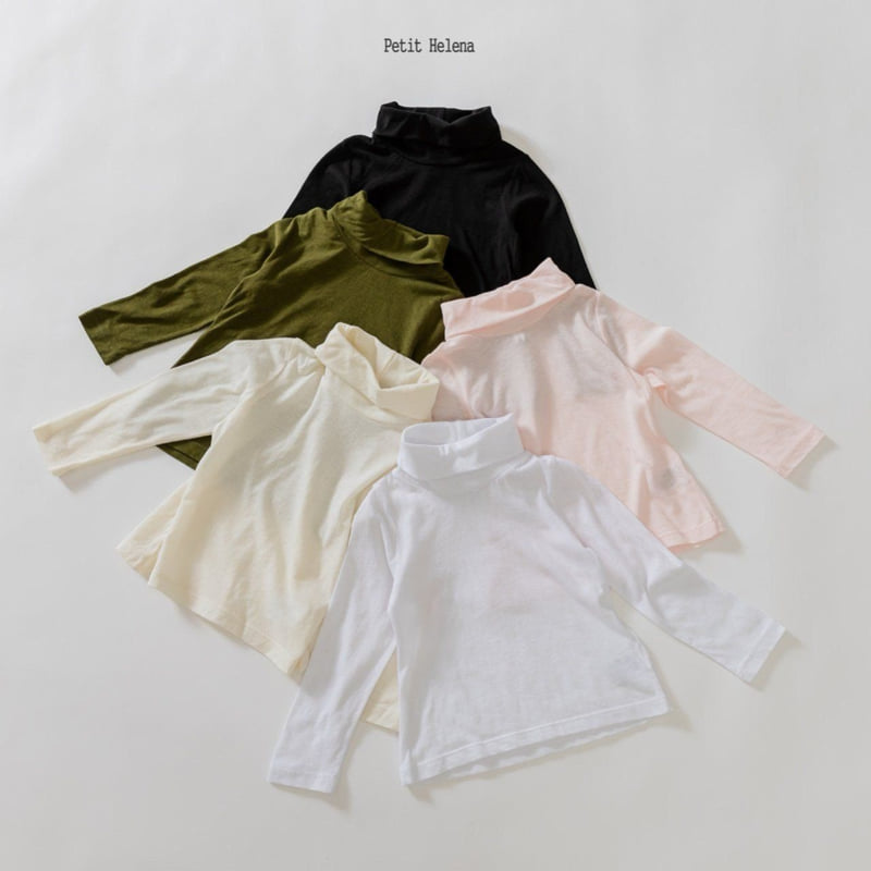 Petit Helena - Korean Children Fashion - #kidsshorts - March Turtleneck Tee - 4