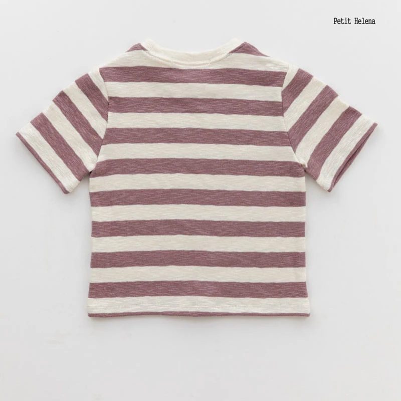 Petit Helena - Korean Children Fashion - #magicofchildhood - Bias Stripe Tee - 7