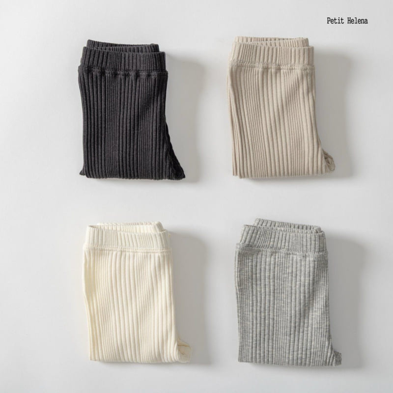 Petit Helena - Korean Children Fashion - #stylishchildhood - Maren Ribbed Leggings - 3